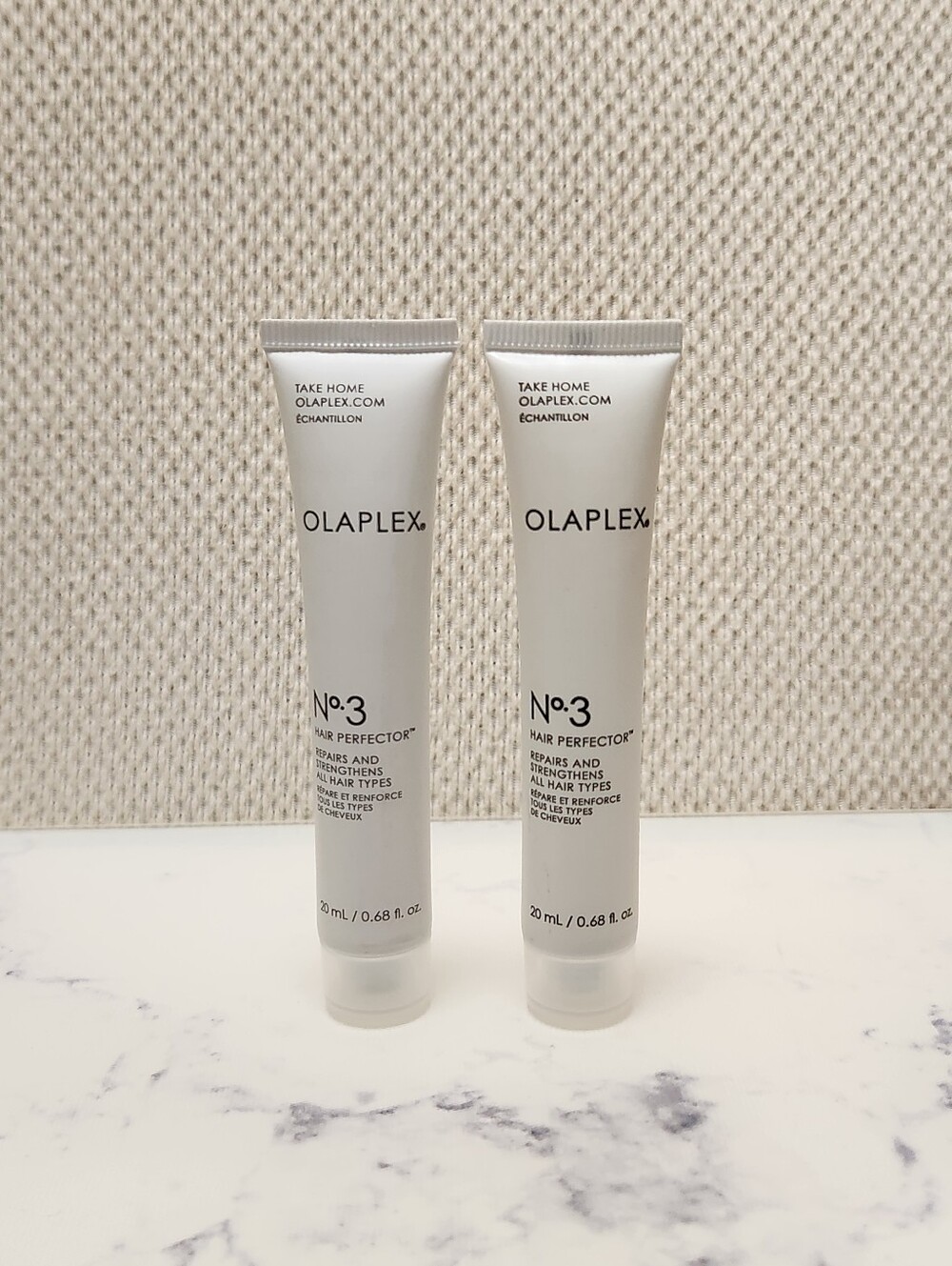 2 OLAPLEX No. 3 Hair Perfector Repair & Strengthens Mini Travel Size 68oz/20ml